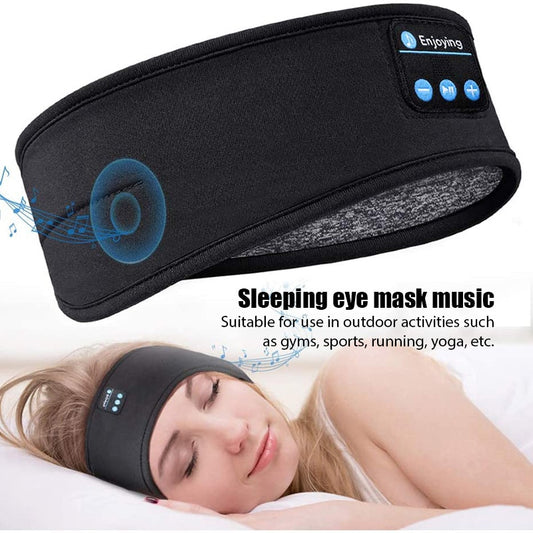 Wireless Bluetooth Sleeping Headphones Headband Thin Soft Elastic Comfortable