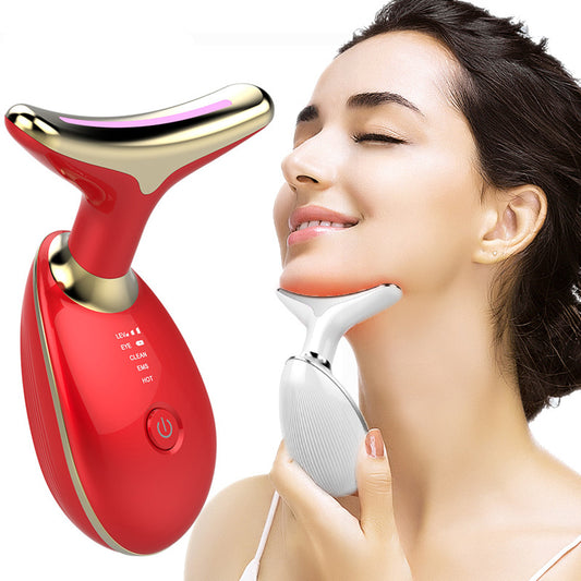 Neck Lifting And Tighten Massager Electric Microcurrent Wrinkle Remover